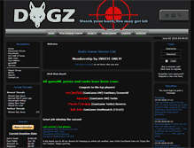 Tablet Screenshot of dogzgaming.com